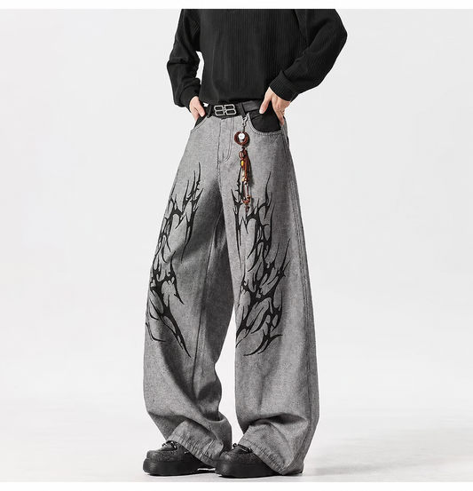 SIGIL WIDE SWEATPANTS / GREY