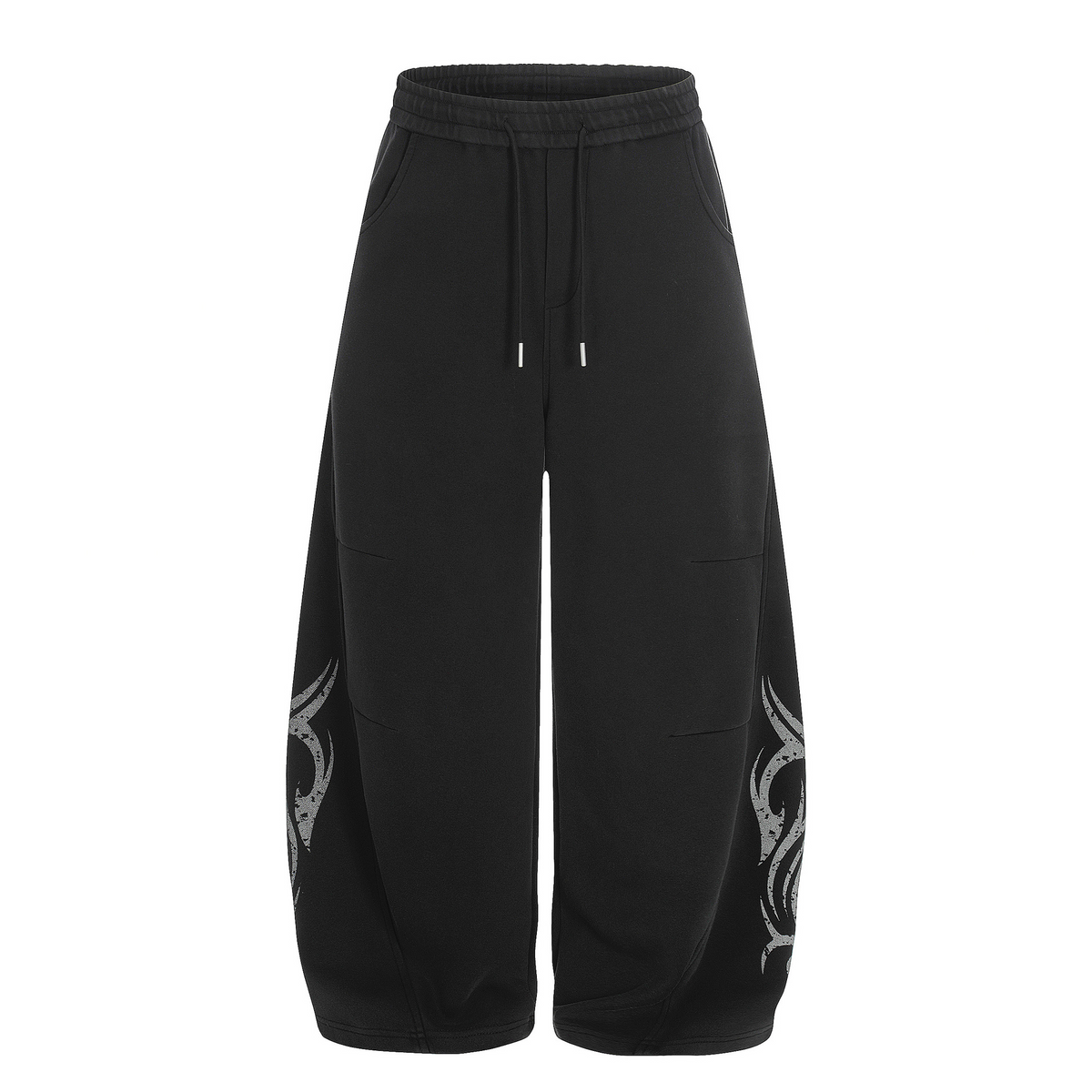 SIGIL WIDE SWEATPANTS / BLACK