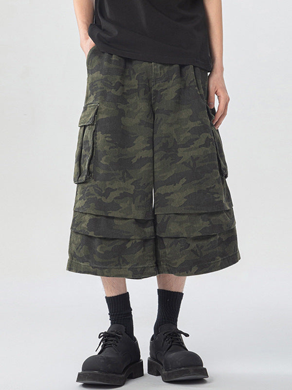 FADED CAMO CARGO SHORTS